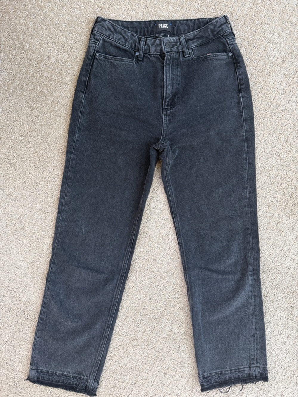 PAIGE Sarah Straight Ankle Jeans – Priscilla Wash – Size 26
